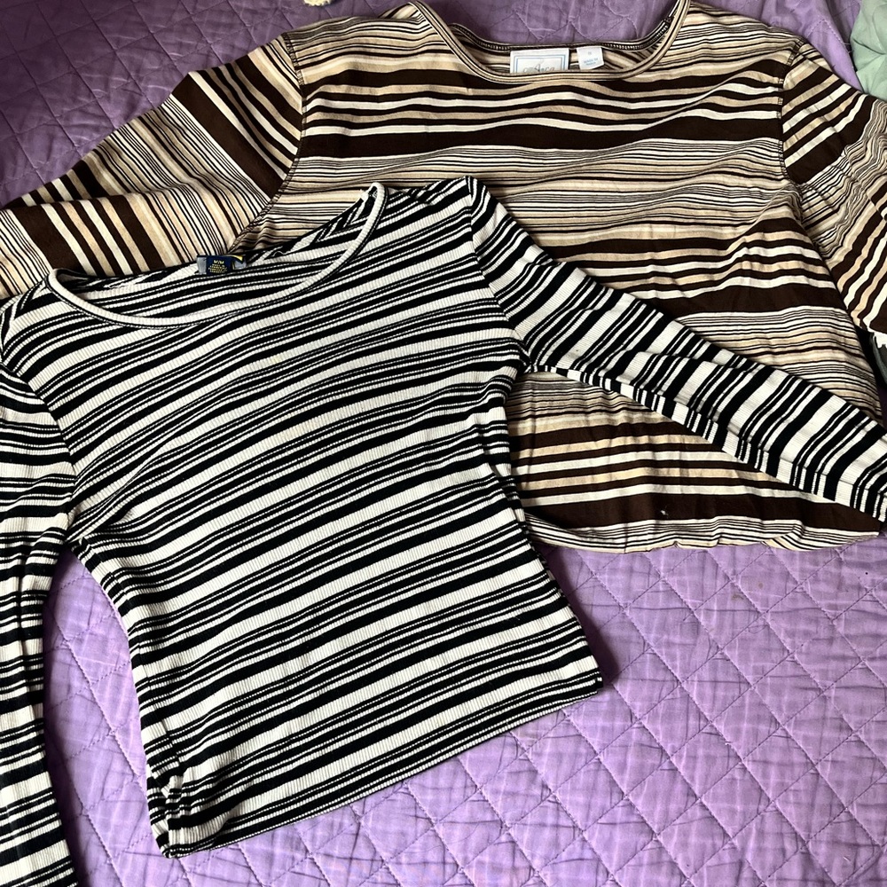 Set of 2 Striped Long sleeves
